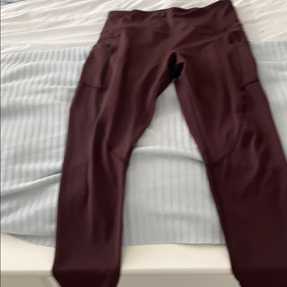 Zyia maroon leggings M